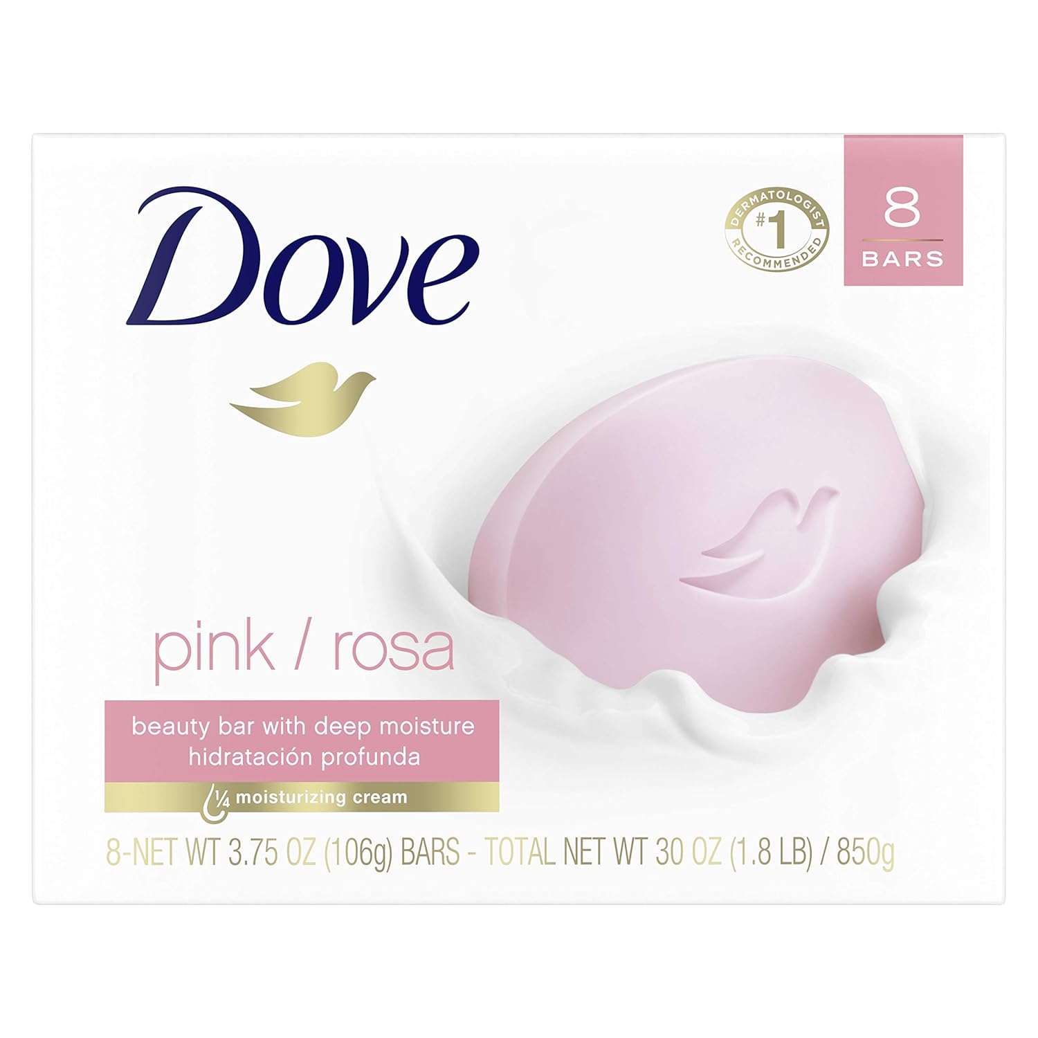 dove baby pink soap