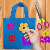 Pengxiaomei 24 Pcs Non-Woven Party Bags with Handles Blank Tote Kids Gifts view 8