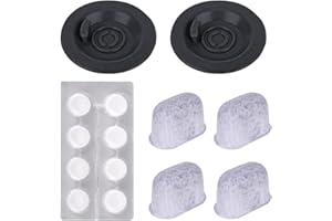 Espresso Cleaning Kit Compatible with Ninja Luxe Coffee Machine, 2pcs Silicone 54mm/2.13in Backflush Discs, 4 Water Filters &