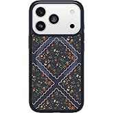 OtterBox iPhone 17 Pro Symmetry Series Clear Case - Floral Romance - Blue