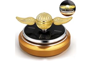 LNCOJOLM Solar Power Toy Fidget Spinner Science Kit, Air Freshener Car Dashboard Automatic Swing Spinning Ornament with Solar Panel, Car Dashboard Window Home Decor, Velentine Birthday Gift for Men Women