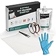 OFFNOVA DTF Powder and Transfer Film for Sublimation, All-in-1 DTF Starter Kit, 20 Sheets A4 DTF Transfer Film, 250g White Hot Melt DTF Powder, Direct to Film for All Fabric