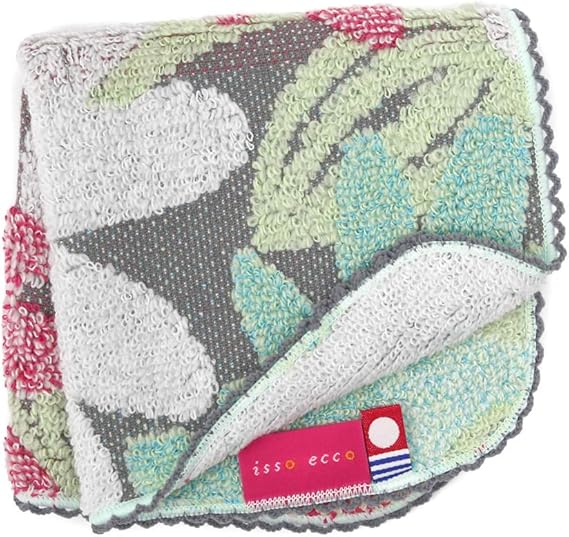 Amazon Co Jp 今治タオル ハンカチ 22x22cm スーリ Isso Ecco グレー 服 ファッション小物