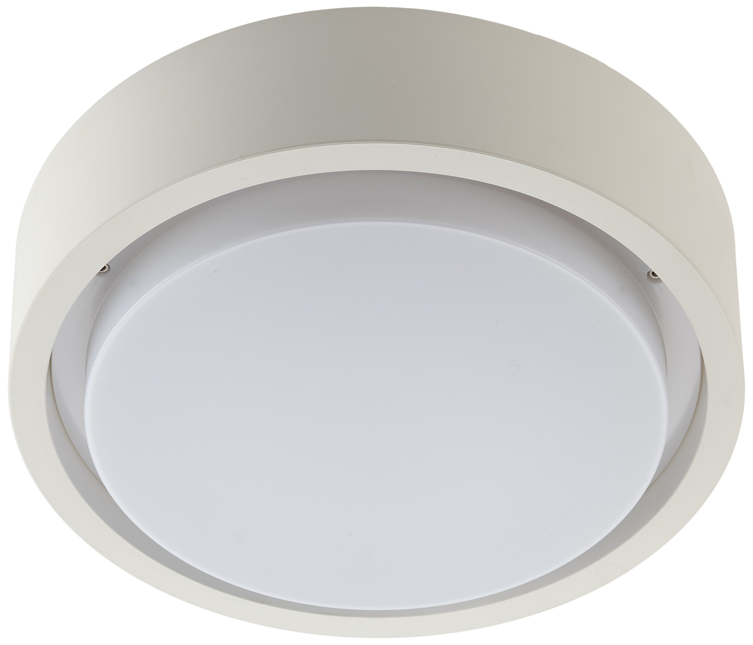 PRiSMA Multi+ 30 PC LED 16W 3K WH1 Wall and Ceiling Light, Plastic, 16W, White, 32 x 8.45 cm