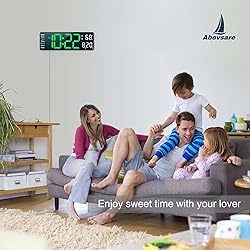 Digital Clock, Digital Wall Clock for Living Room