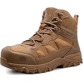 NORTIV 8 Waterproof Steel Toe Boots for Men Slip Resistant Safety Industrial Boots Paladin-Steel