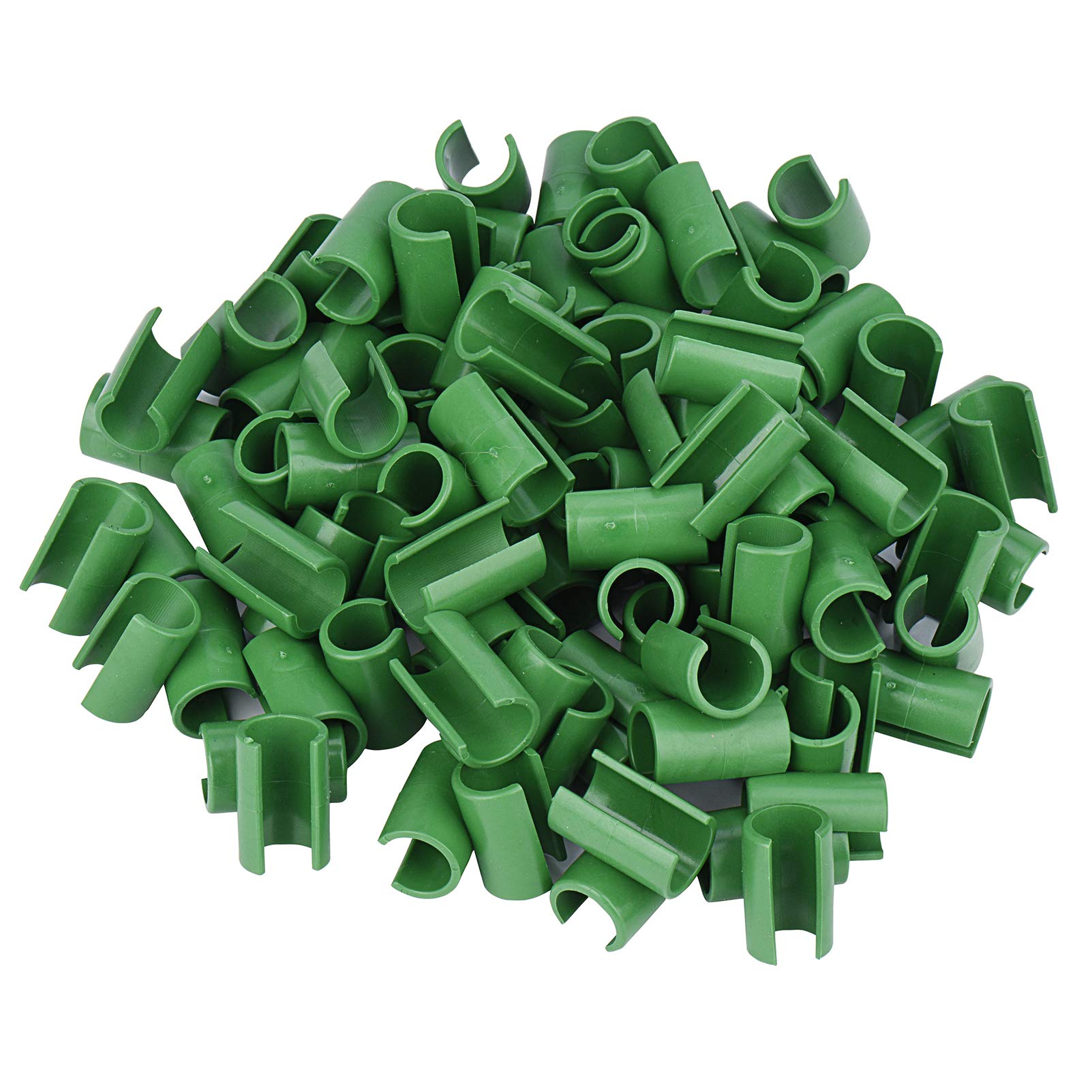 50 Pieces Garden Plant Stakes Connector Garden Trellis Rod Connector Clip for Climbing Rattan Vine, Rotatable Rod Supporting (16mm Cross Clips)