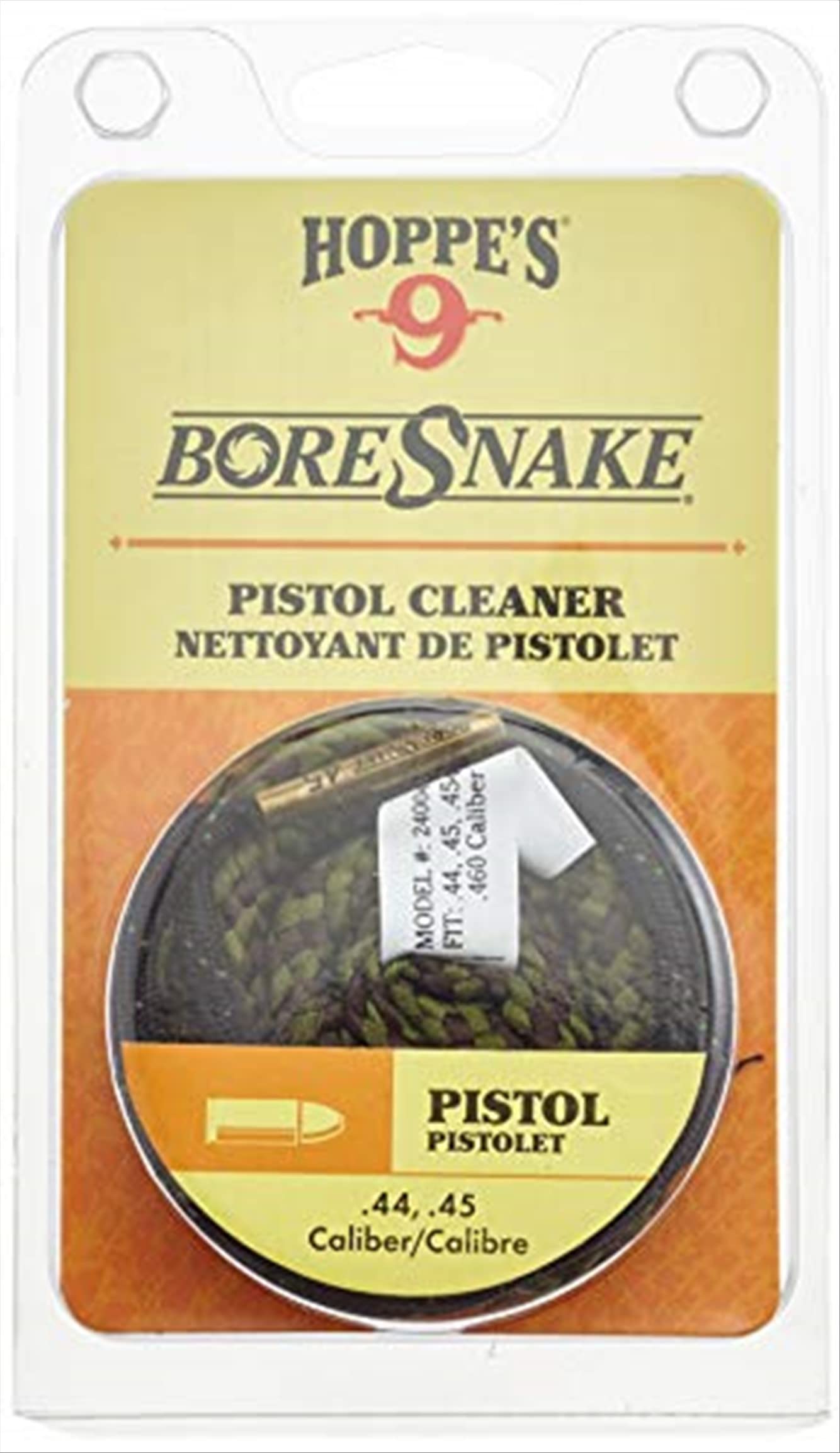 HOPPE'S Boresnake .40.41 Caliber Pistol and Revolver, Clam E/F