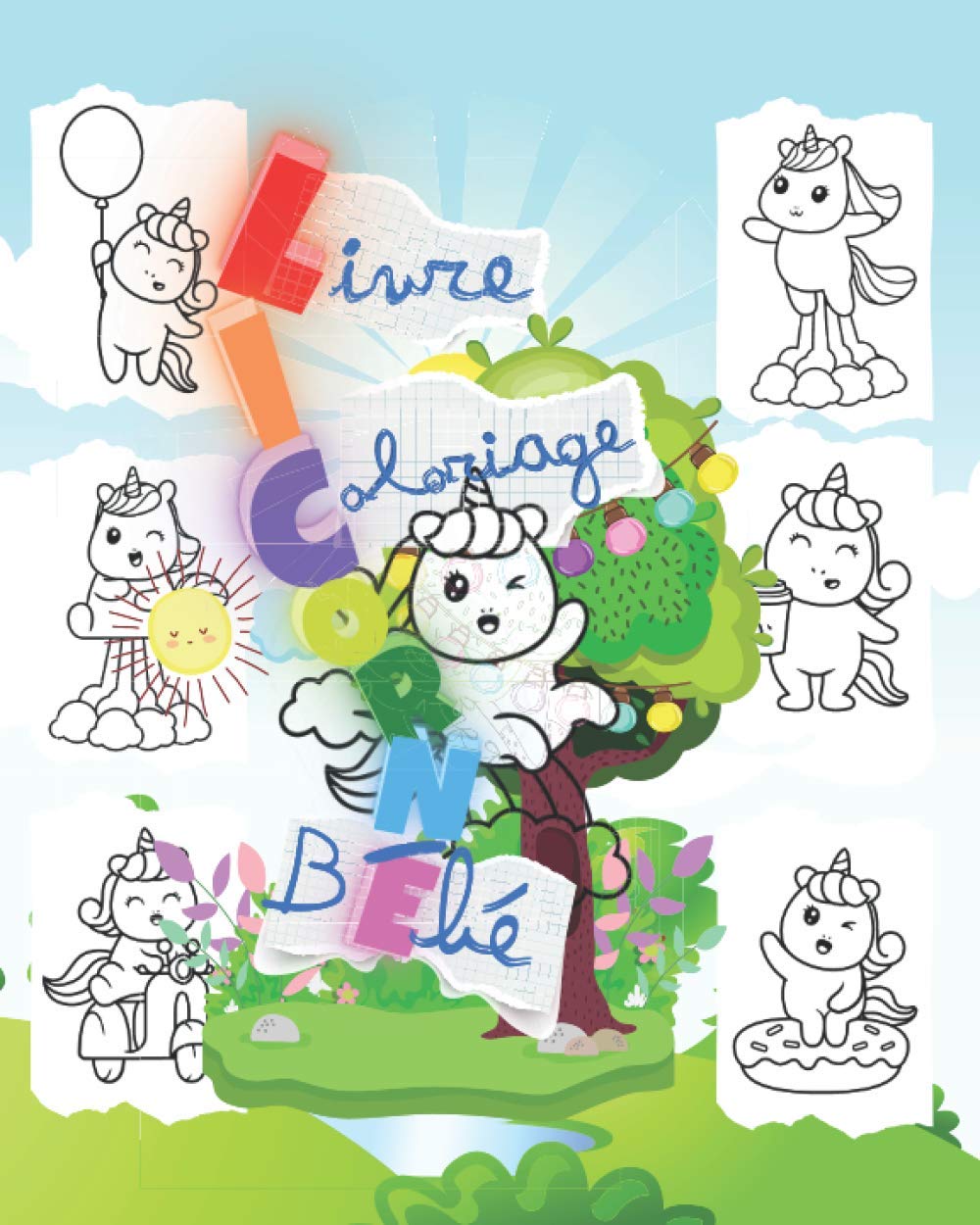 Licorne Livre Coloriage Bebe Adapte Pour Les Touts Petits 12 18 24 Mois Coloriage Licorne Avec Large Contours Apprentissage Des Chiffres Et Des Couleurs Primaires French Edition Ham Florian Amazon Com Books