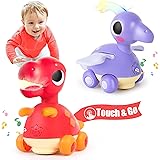 iPlay, iLearn Baby Music Toy, Toddler Musical Crawling Toys, Electronic Moving Light up Dinosaur, Infant Learning Early Devel
