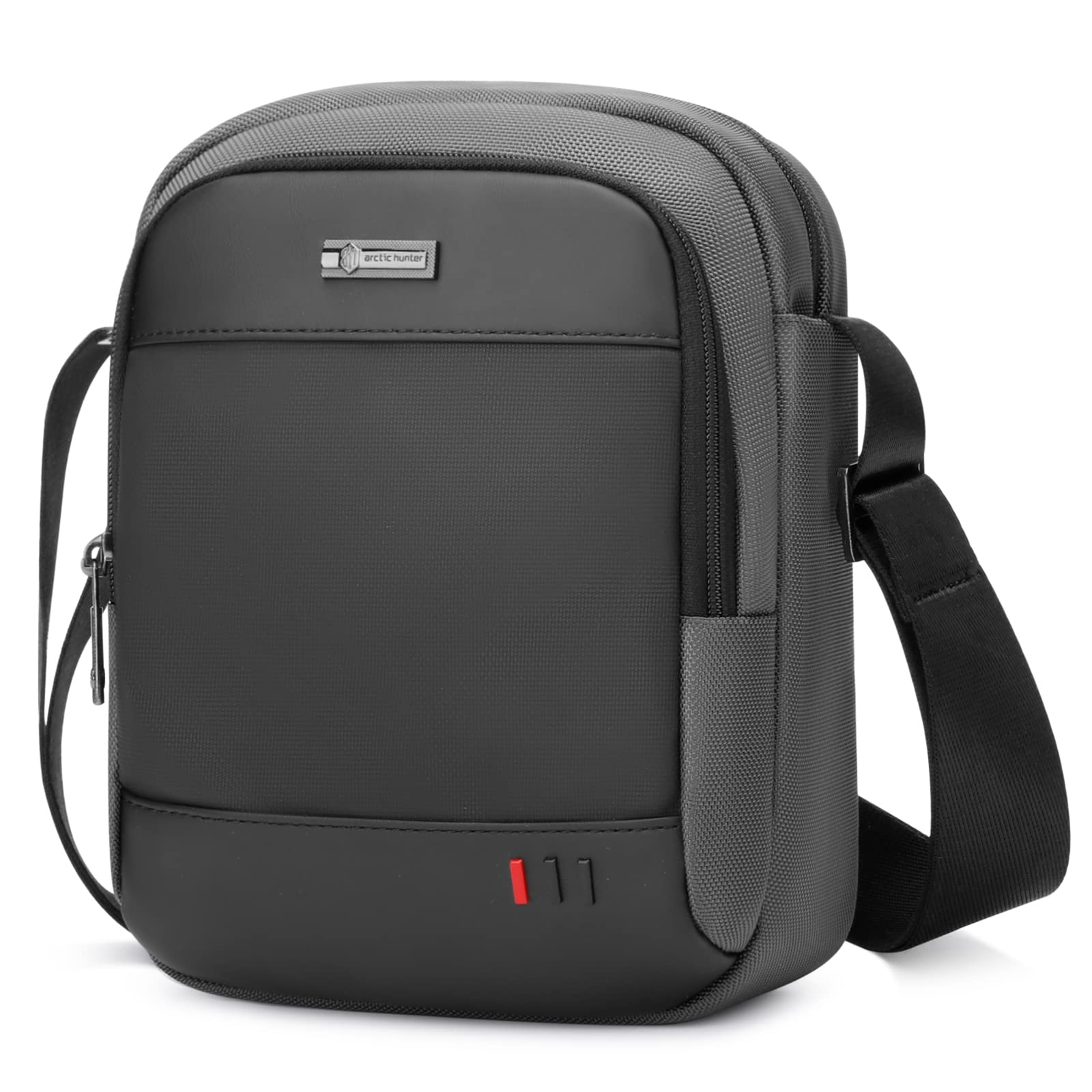 BAIGIO Men's Shoulder Bag Small Sling Crossbody Bag Men Message Bag Travel Casual Sports Mens Cross Body Bag for Tablet/iPad 8 Inch