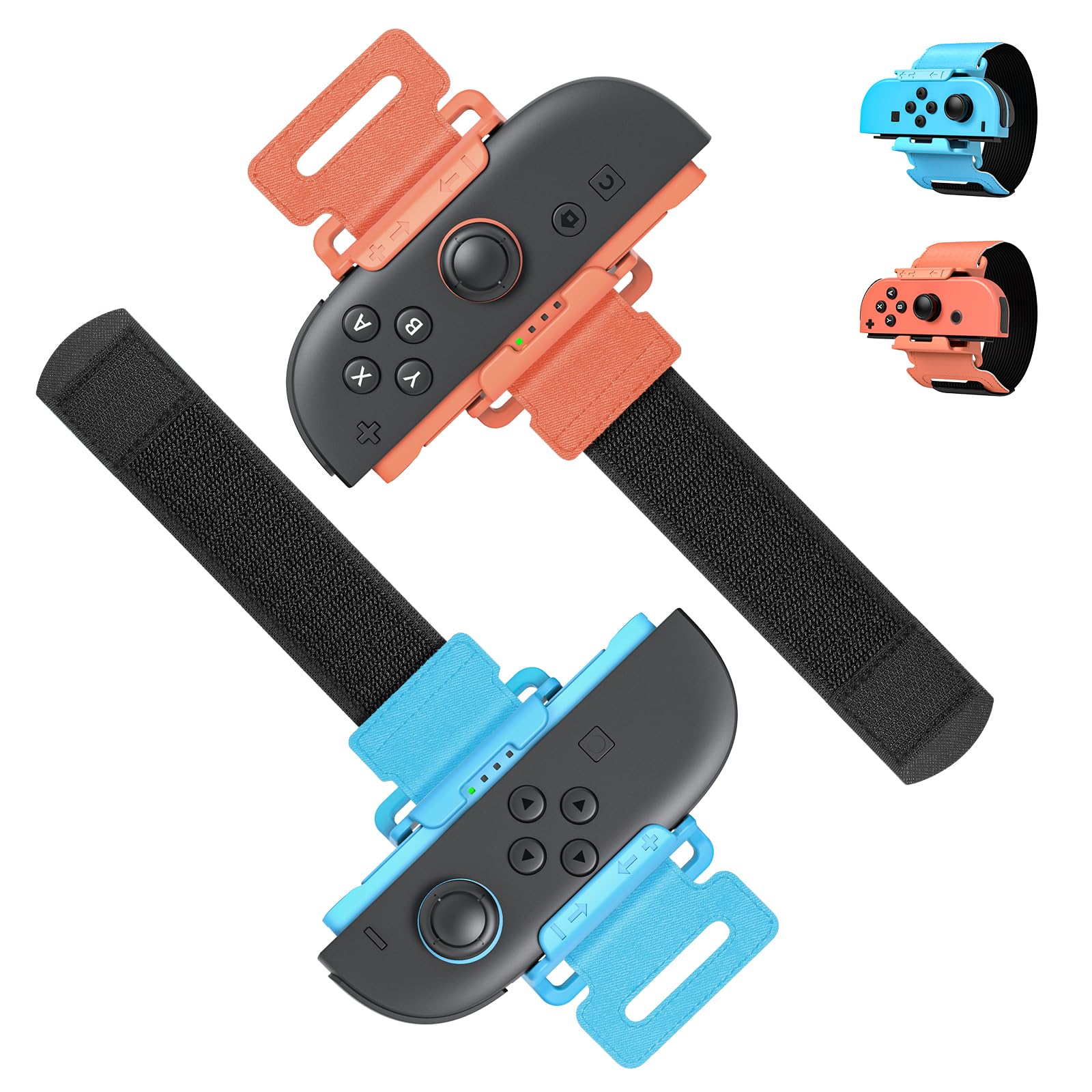 Photo 1 of [for Switch 2/1] Wrist Bands for Nintendo Switch 2 Just-Dance 2026 2025 2024 & Zumba Burn It Up for Switch 2/Switch 1,Adjustable Elastic Straps Accessories for Joy con 2,for Adults & Kids