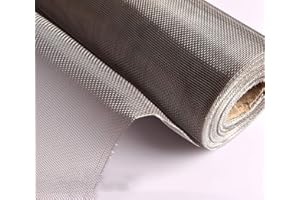 BBRXX 304 Stainless Steel Woven Wire Rodent Proof Mesh Metal,Hole Diameter 1mm,Prevent Mouse Mice Snakes Hornets Rodents Ente
