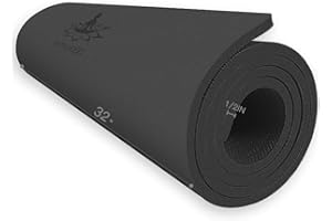 Hatha Yoga Extra Thick TPE Yoga Mat - 72"x 32" Thickness 1/2 Inch -Eco Friendly SGS Certified - With High Density Anti-Tear Exercise Bolster For Home Gym Travel & Floor Outside