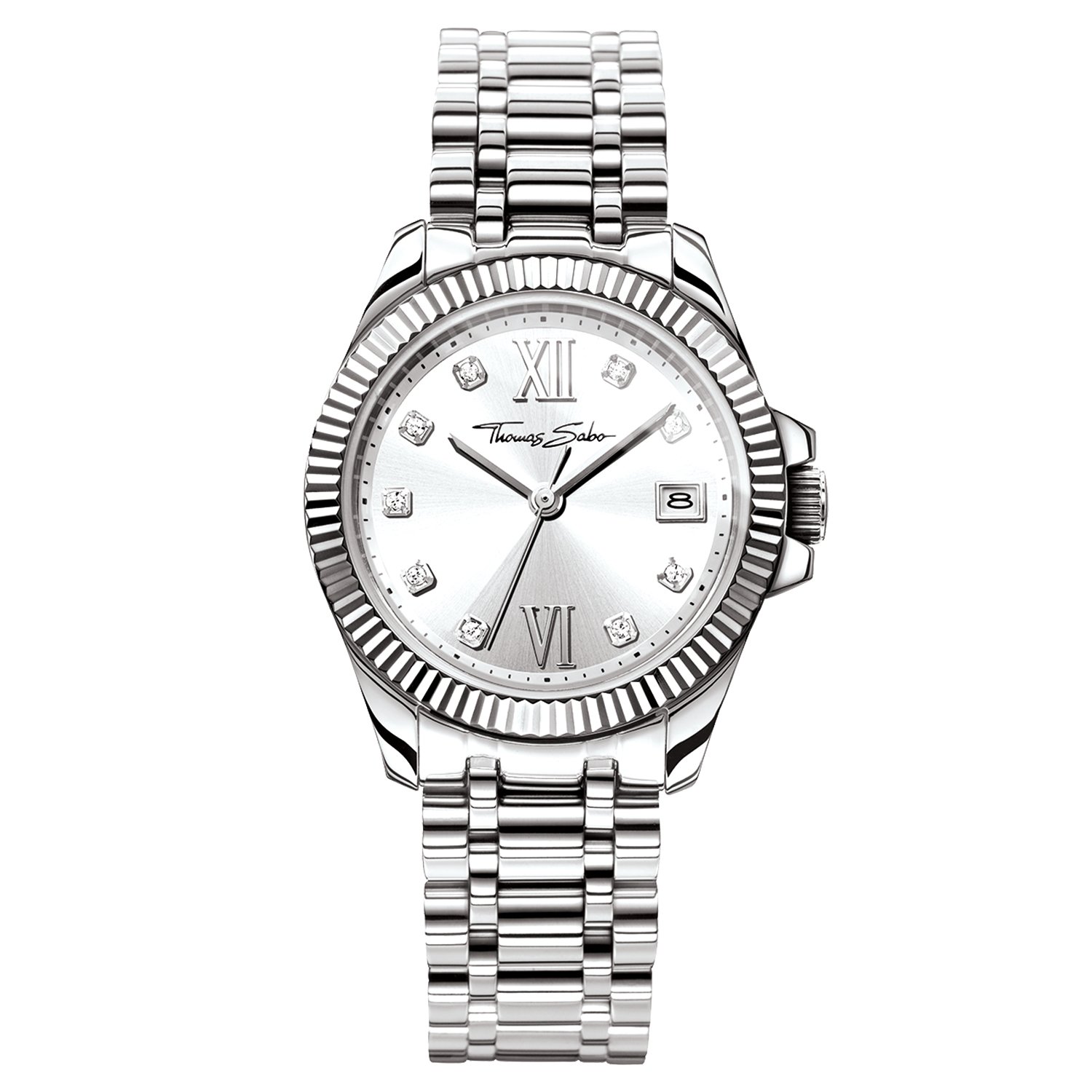 Thomas Sabo Women’s Watch Divine Women’s Watch Divine Stainless Steel, Stainless Steel Silver-Coloured