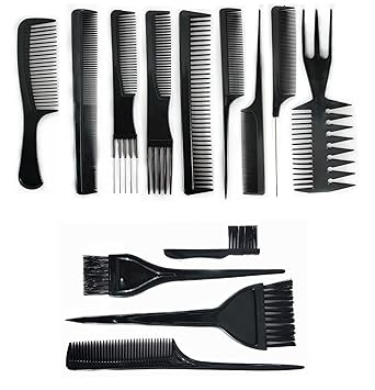 Buy Inaaya Combo Of 9 Pcs Hair Comb Set For All Hair Types And