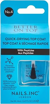 Nails.Inc Better On Top Quick Drying Top Coat 45s Vegan Cruelty Free view 8