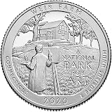 2020 P Vermont Marsh Billings Rockefeller Quarter US BU ATB