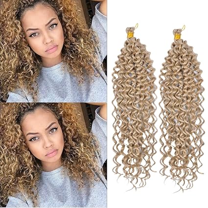 Amazon Com Mscharm 5packs 14inch Water Wave Curly Crochet Hair