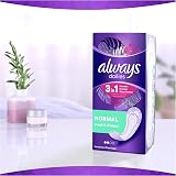 Always Dailies Fresh & Protect Panty Liners Normal 240 Liners 60 x 4 Packs view 8