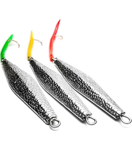 Amazon.com : Tsunami Diamond Jig Smooth Chrome A17 Flo. Red Tube