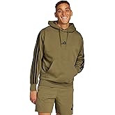 adidas mens Essentials 3-stripes Fleece Hoodie