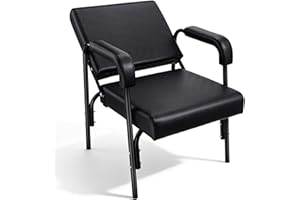 NOVERLIFE Salon Shampoo Chair Auto Reclining with Thick Cushions, Heavy Duty Shampoo Bowl Chairs for Salon Comfortable Hair Washing Chair for Home, Professional Spa Beauty Equipment for Hair Stylists, Barbers