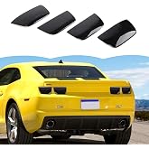RT-TCZ Smoked Black Tail Light Lamp Cover Guard Trim Decoration Accessories for Chevrolet Chevy Camaro 2010-2013