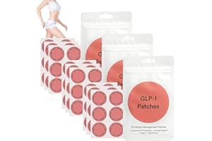 GLP-1 Patches for Women & Men, 8-Hour Long-Lasting Formula Support, Mild Moisturizing, Easy to use (3 Pcs)