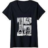 Women's Junji Ito Marionette Mansion Frame V-Neck T-Shirt