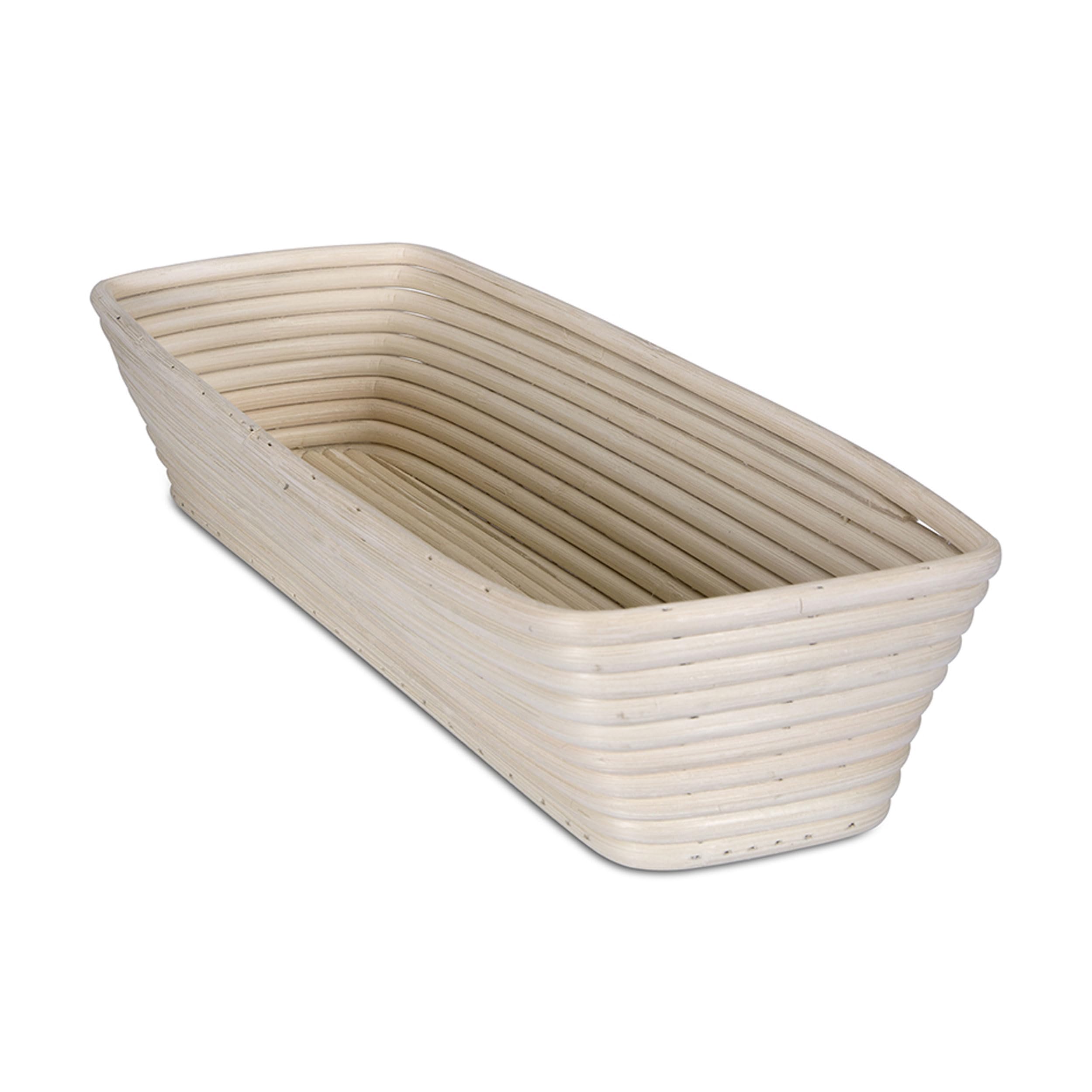 Städter Proving Basket Rattan Rectangular Proofing Basket 36 cm, Beige, 36