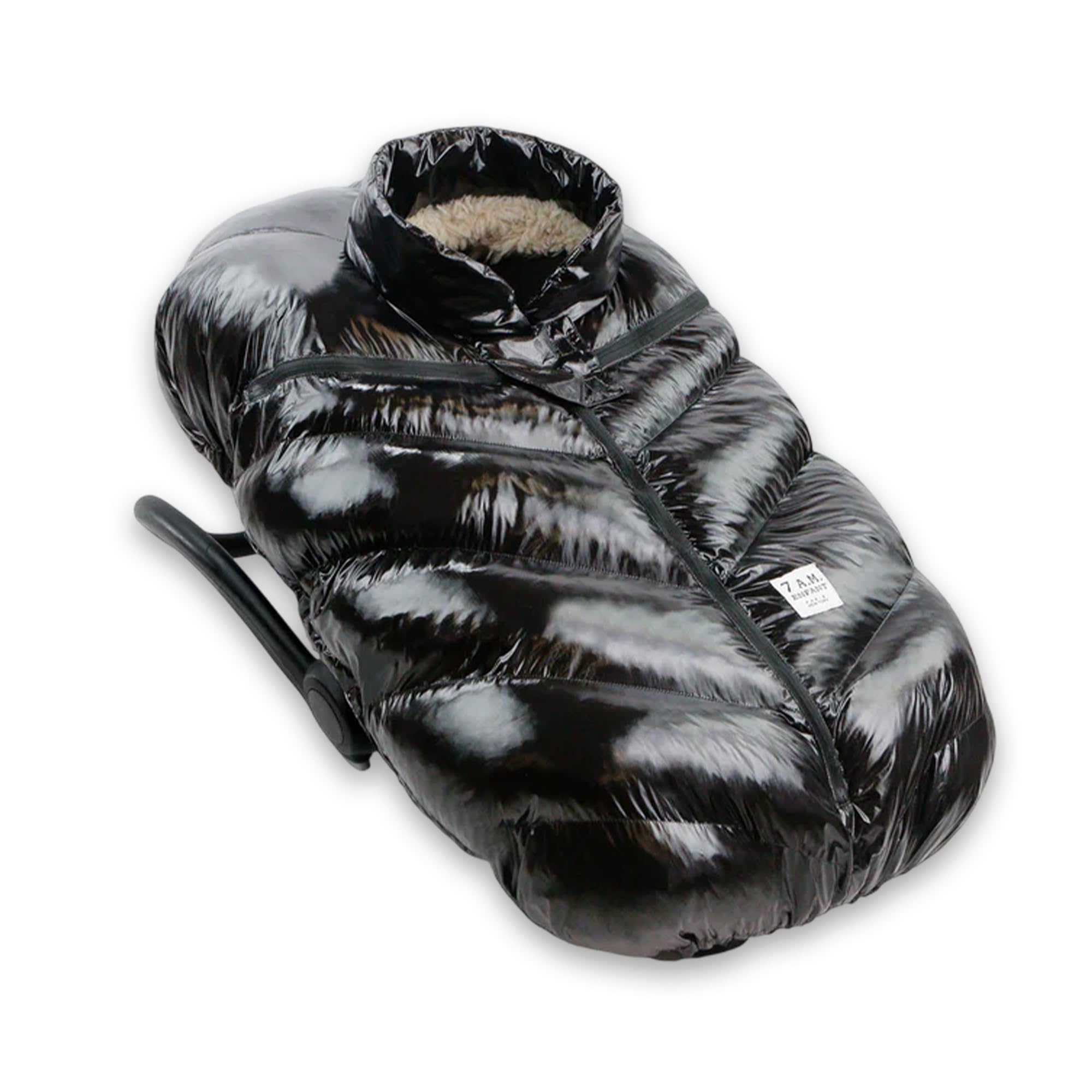 7AM Enfant Car Seat Covers - Cocoon Baby Cover for Boys & Girls, Rain & Snow Repellent, Breathable Windproof, Center Zipper, Universal Fit for Infant Car Seat (0-12M)