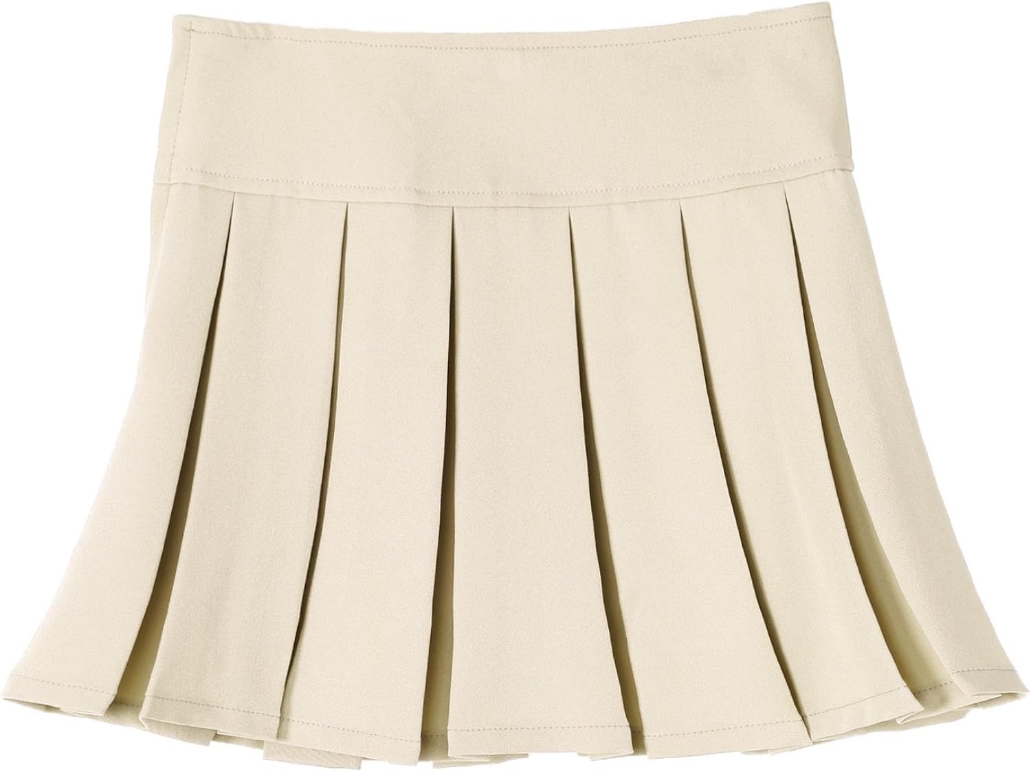 Bienzoe Girl's Classical Pleated School Uniform Dance Skirt: Clothing