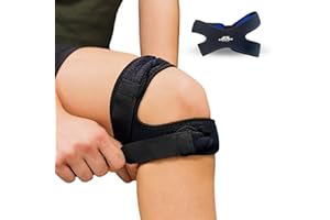 CROSSTRAP Patellar Tendon Support Strap (Small), Knee Pain Relief Adjustable Neoprene Knee Strap for Running, Hiking, Arthritis, Jumper, Tennis Injury Recovery, Pickleball