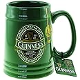 Guinness Green Ceramic Label Tankard | Official Merchandise Draught Branded Beer Drinking Cup