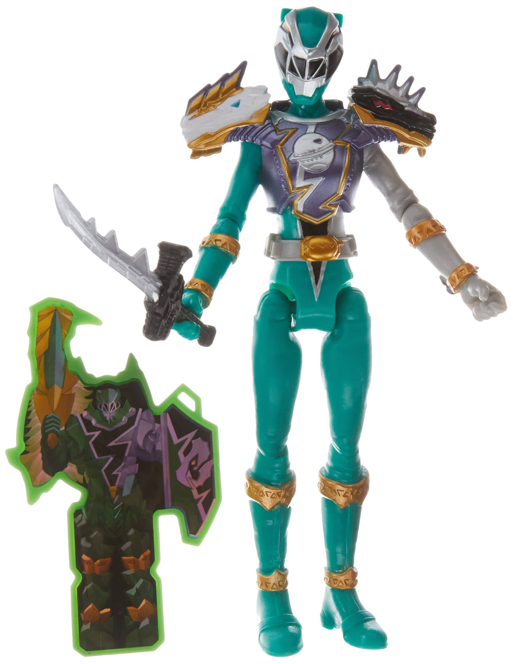 Power Rangers Dino Fury Cosmic Armor Green Ranger 15 cm Giocattoli