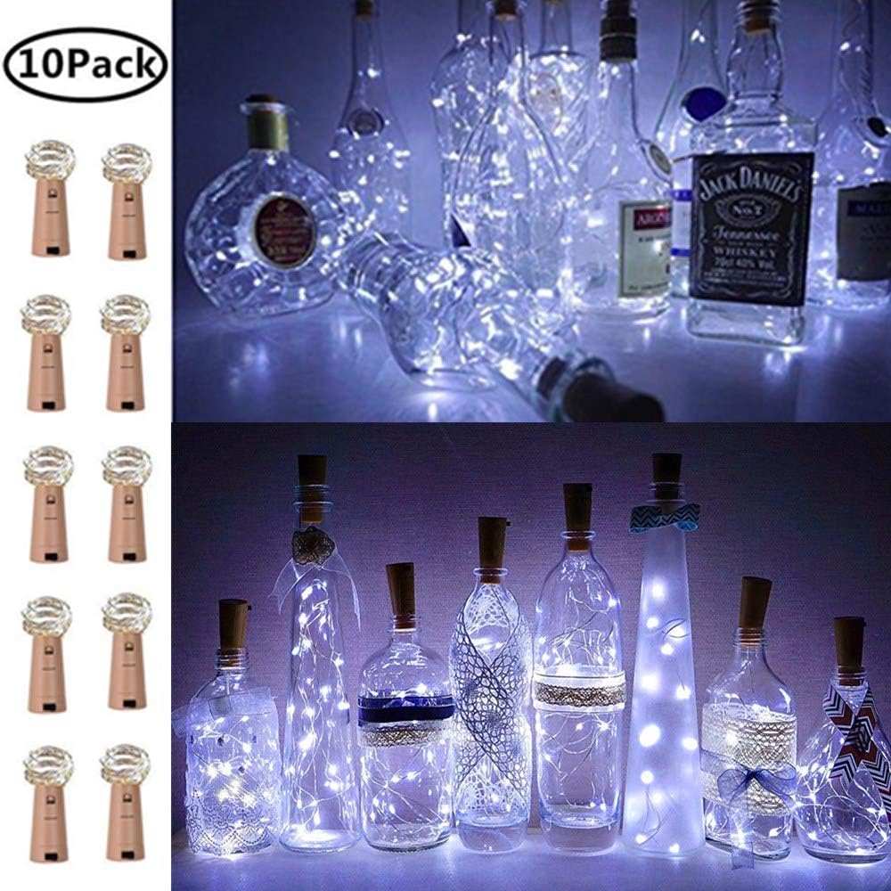FANSIR Wine Bottle Lights with Cork