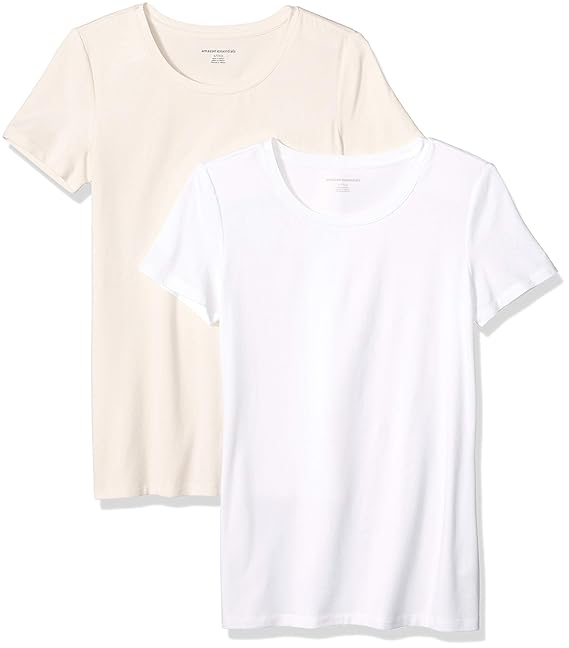 Amazon Essentials Damen T-Shirt, 2er Pack