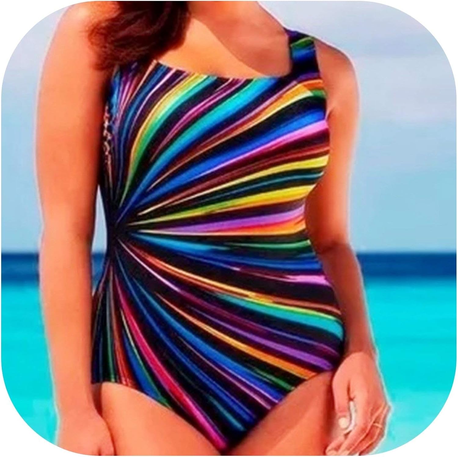 red white and blue plus size bathing suit