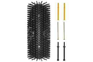 SAYUTIE Livestock Scratching Brush Goat Scratcher Tool Full Massage Grooming Brushes with 4 Screws for Cow,Cattle,Cow,Sheep, Horses,Pigs