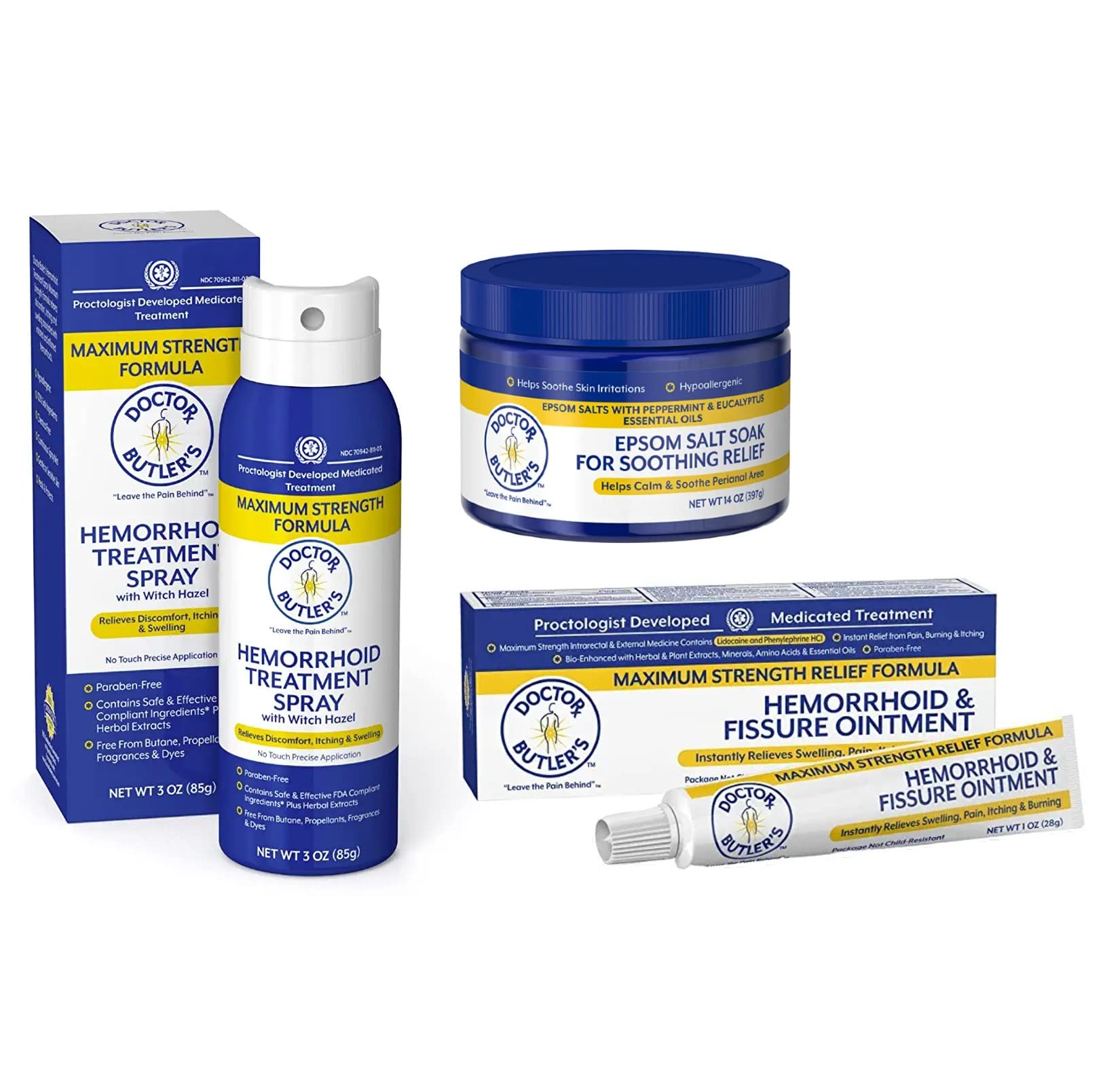 Mua Doctor Butler's Hemorrhoid Treatment Bundle Includes Hemorrhoid