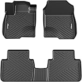 COZONY Floor Mats for 2023 2024 2025 HR-V (LX Sport EX-L), TPE All Weather Custom Fit Front 1st & 2nd Row HRV Floor Liner, Black