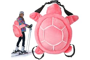 Hungdao Protective Gear Cute Turtle Butt Pads for Skating Tortoise Tailbone Protector Padded Turtle Snowboarding Pad 3D Hip Protectors for Adults Skiing Roller Protection