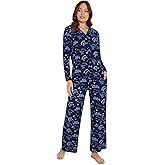 Disney Stitch 2 Pc Pajamas Set for Women, Teens, Soft Top, PJ Pants with Pockets, Lounge Set Sleepwear, for Women