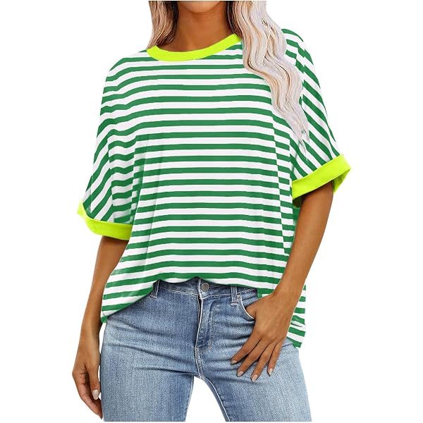 Blusa De Mujer Just Blue, Cuello En V Con Rayas, Manga Larga Y Tejido Elástico - Perfecta Para Trabajo Y Ocasiones Formales