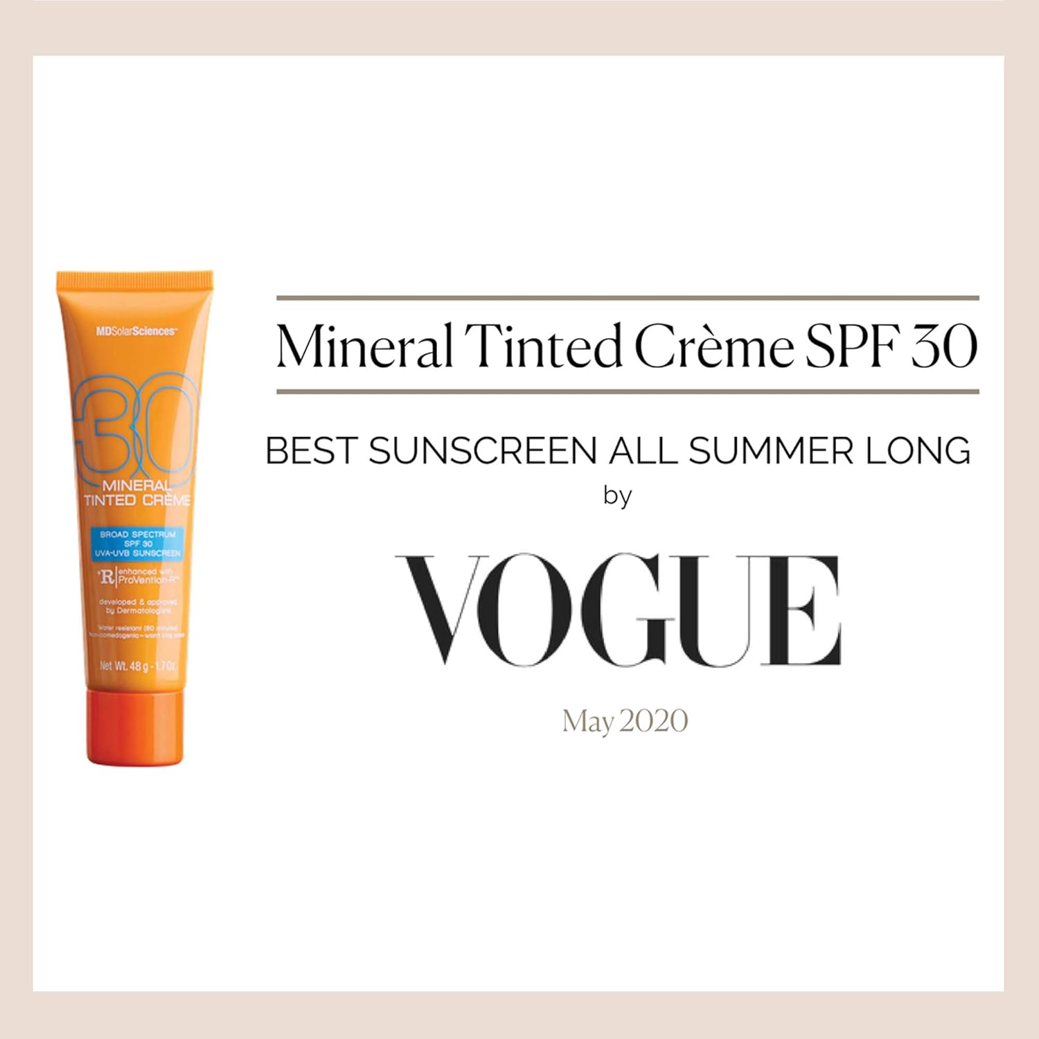 md solar tinted sunscreen