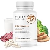 Pure Therapro Rx Elite Enzymes Extra Strength Digestive Enzymes Supplement for Women & Men, 90 Vegan Capsules