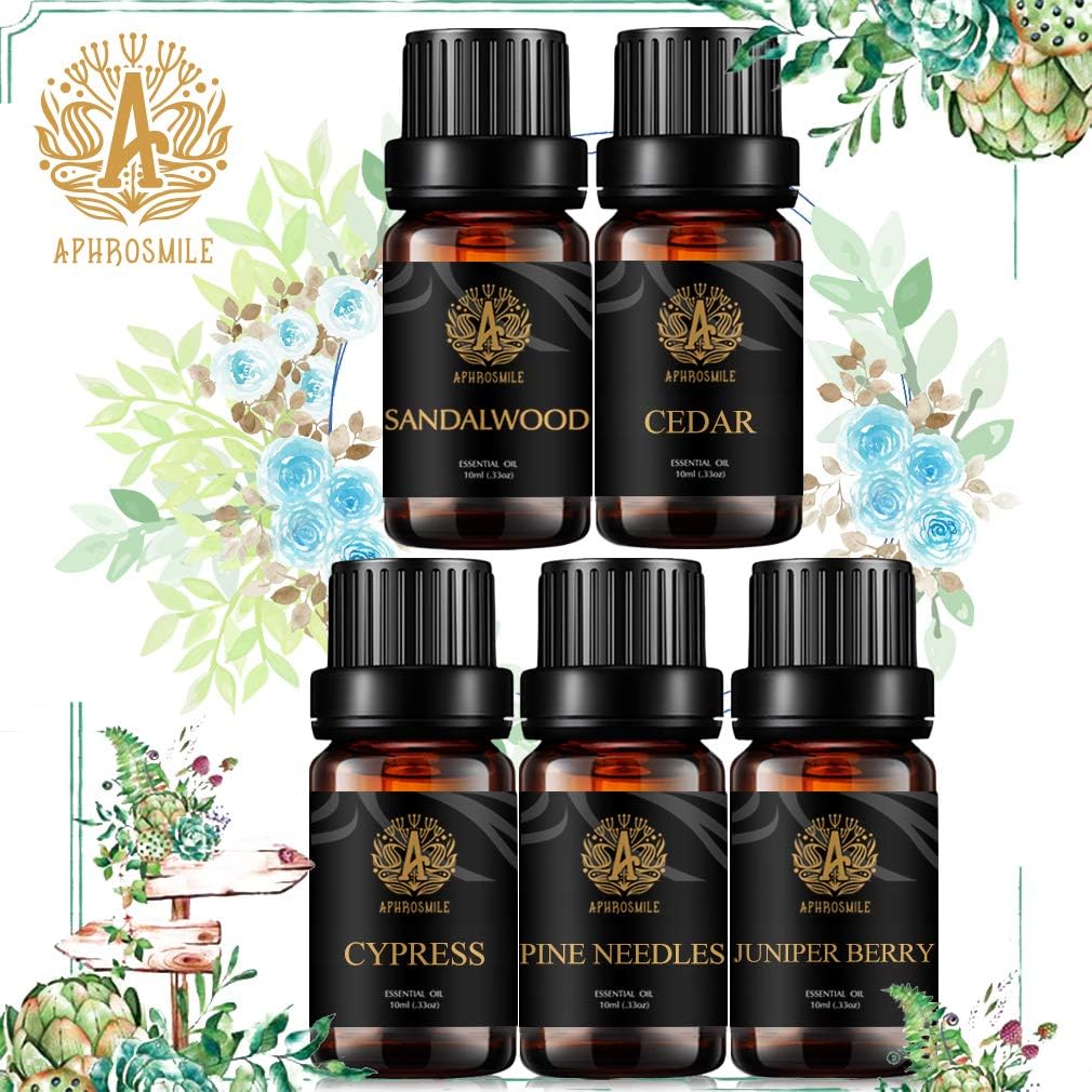 Aromatherapy Woody Essential Oil Set for Diffuser 100% Pure Sandalwood Essential Oil - Image 5