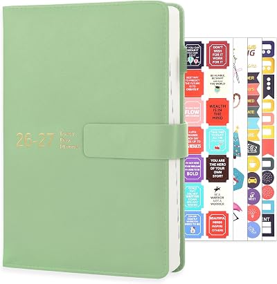 Thboxes Academic Diary 2026-2027 A5 Day a Page July 2026 July 2027 Green