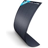 Renogy Flexible Solar Panel 100 Watt, 240&deg; Ultra Flex Bendable | 100W Flexible Solar Panel for for Marine RV Cabin Van Car Boat Curve Surfaces Off-Grid Systems, 0.1 Inch Lightweight, Black
